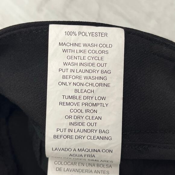 Michael Kors Basic Black Straight Bootcut Dress Work Business Pants 10 - Picture 5 of 8